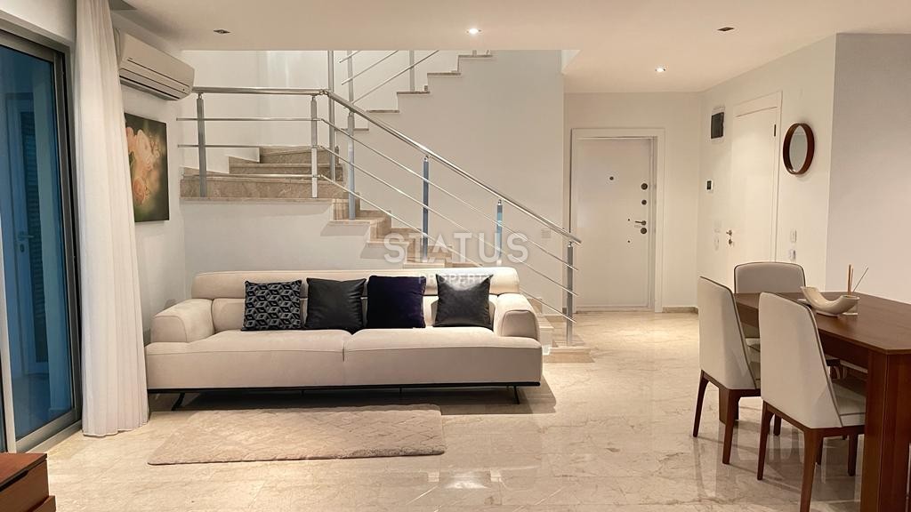 Penthouse 2+1 with furniture on the first coastline, 150 m2 фото 42