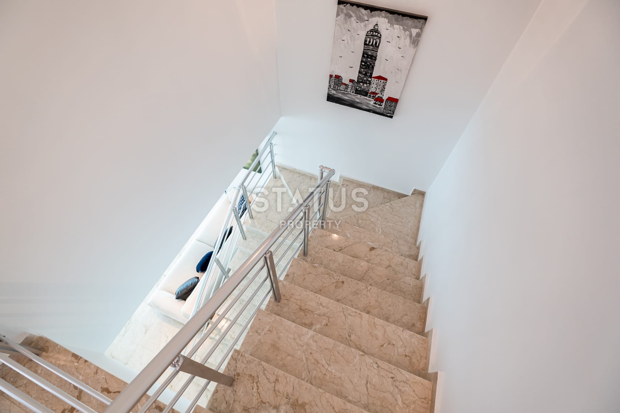 Penthouse 2+1 with furniture on the first coastline, 150 m2 фото 54