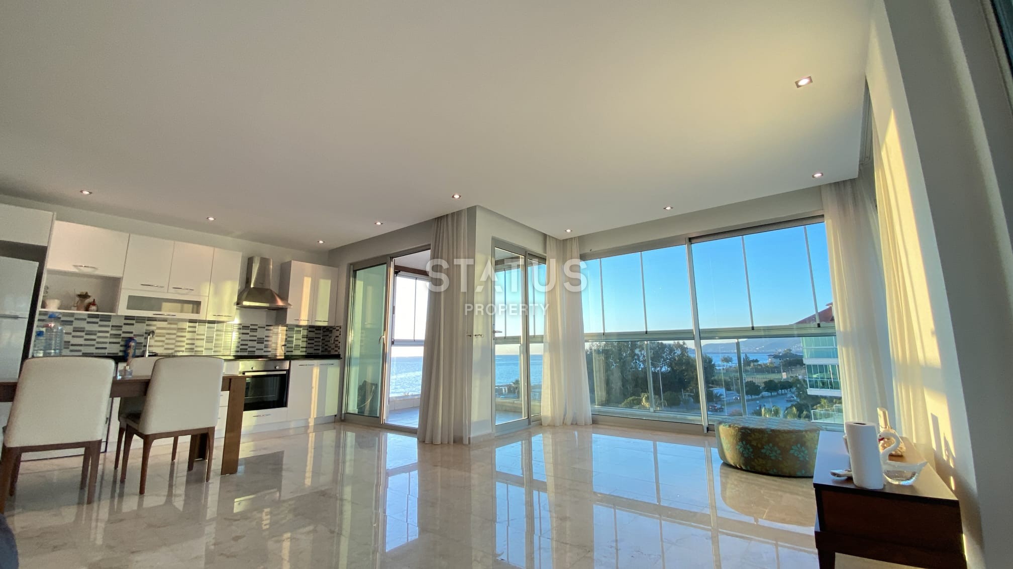 Penthouse 2+1 with furniture on the first coastline, 150 m2 фото 63