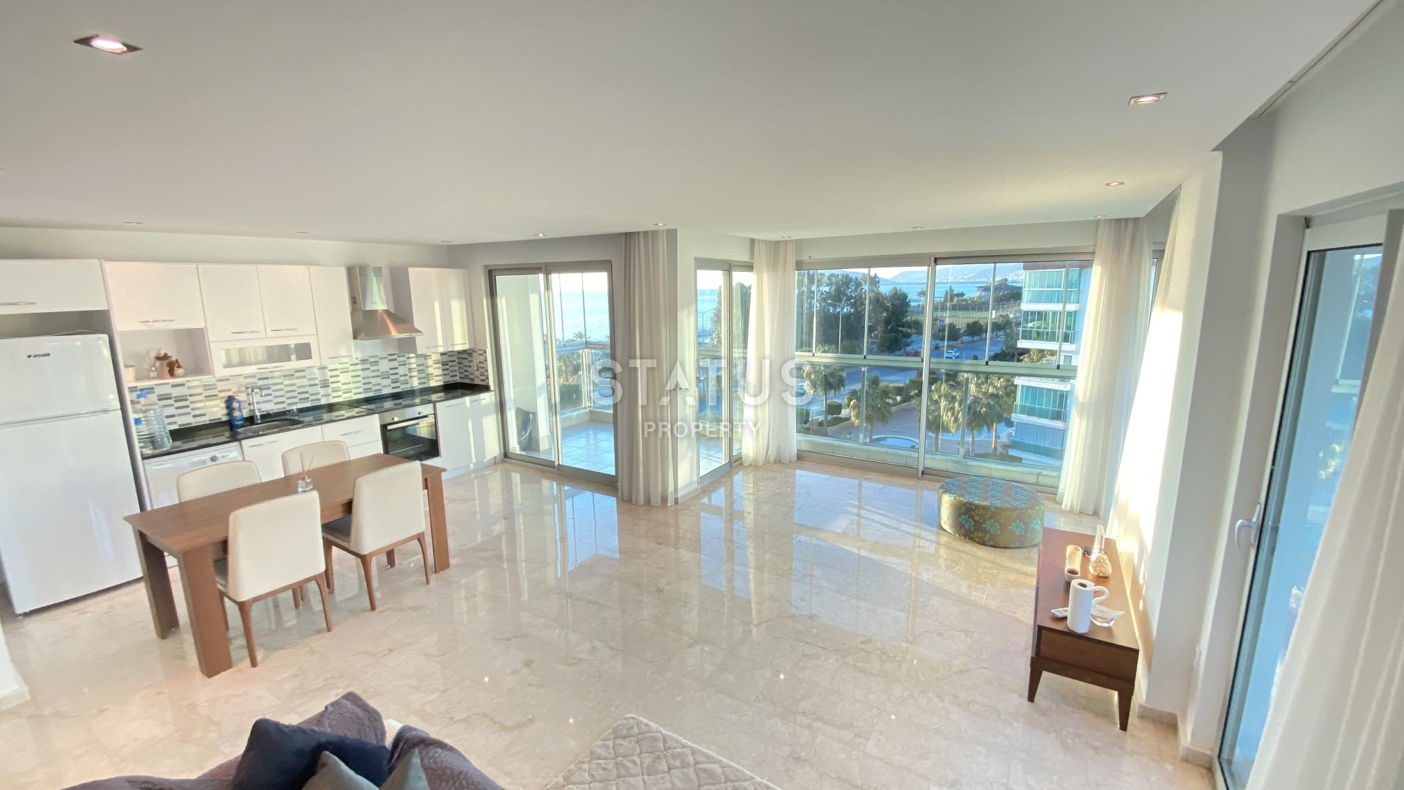 Penthouse 2+1 with furniture on the first coastline, 150 m2 фото 70