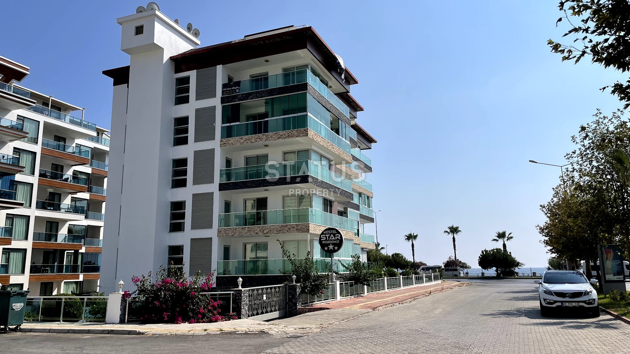 Penthouse 2+1 with furniture on the first coastline, 150 m2 фото 86