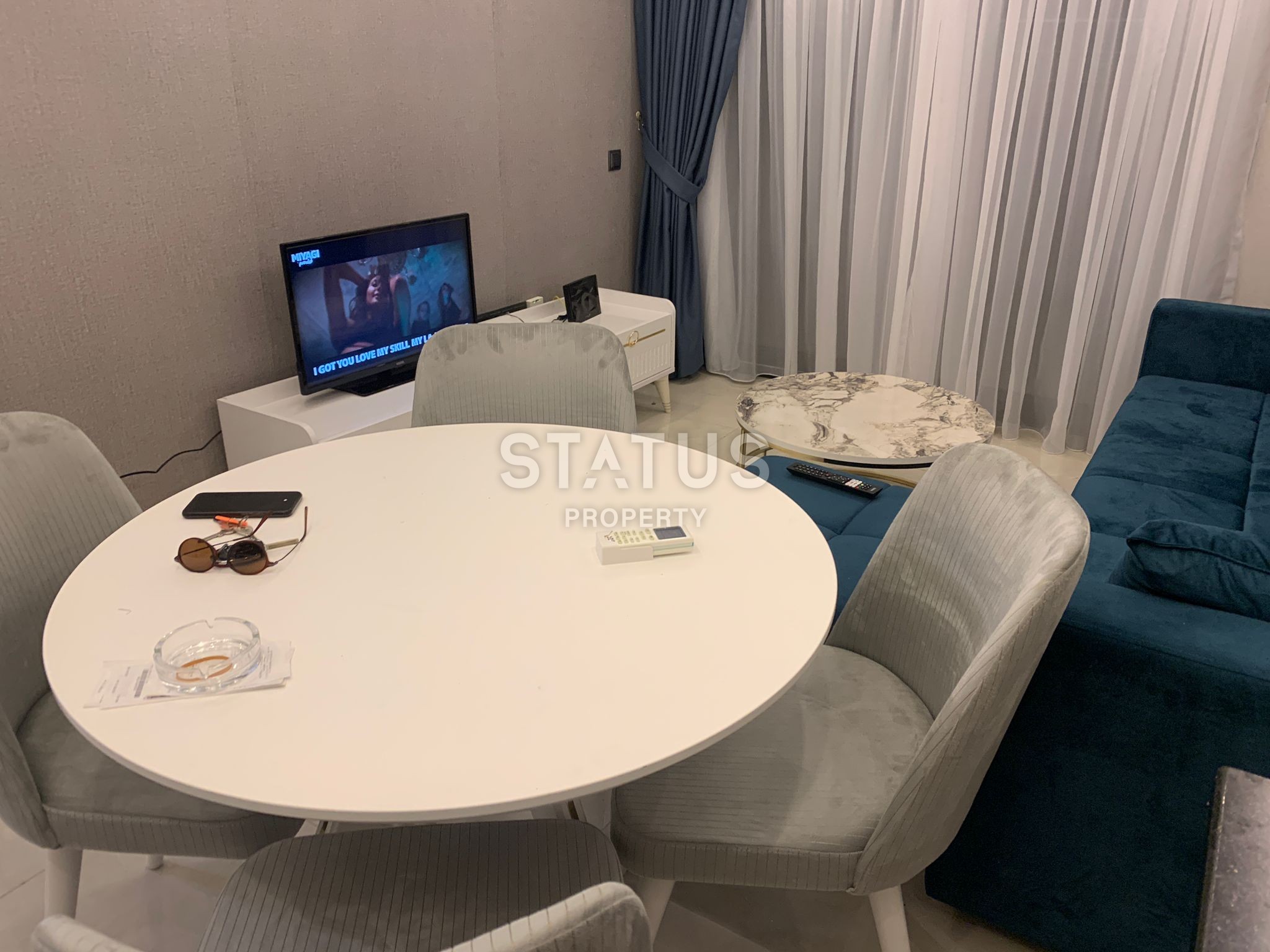 Двухкомнатная квартира в центре Аланьи, 40 м2 фото 2