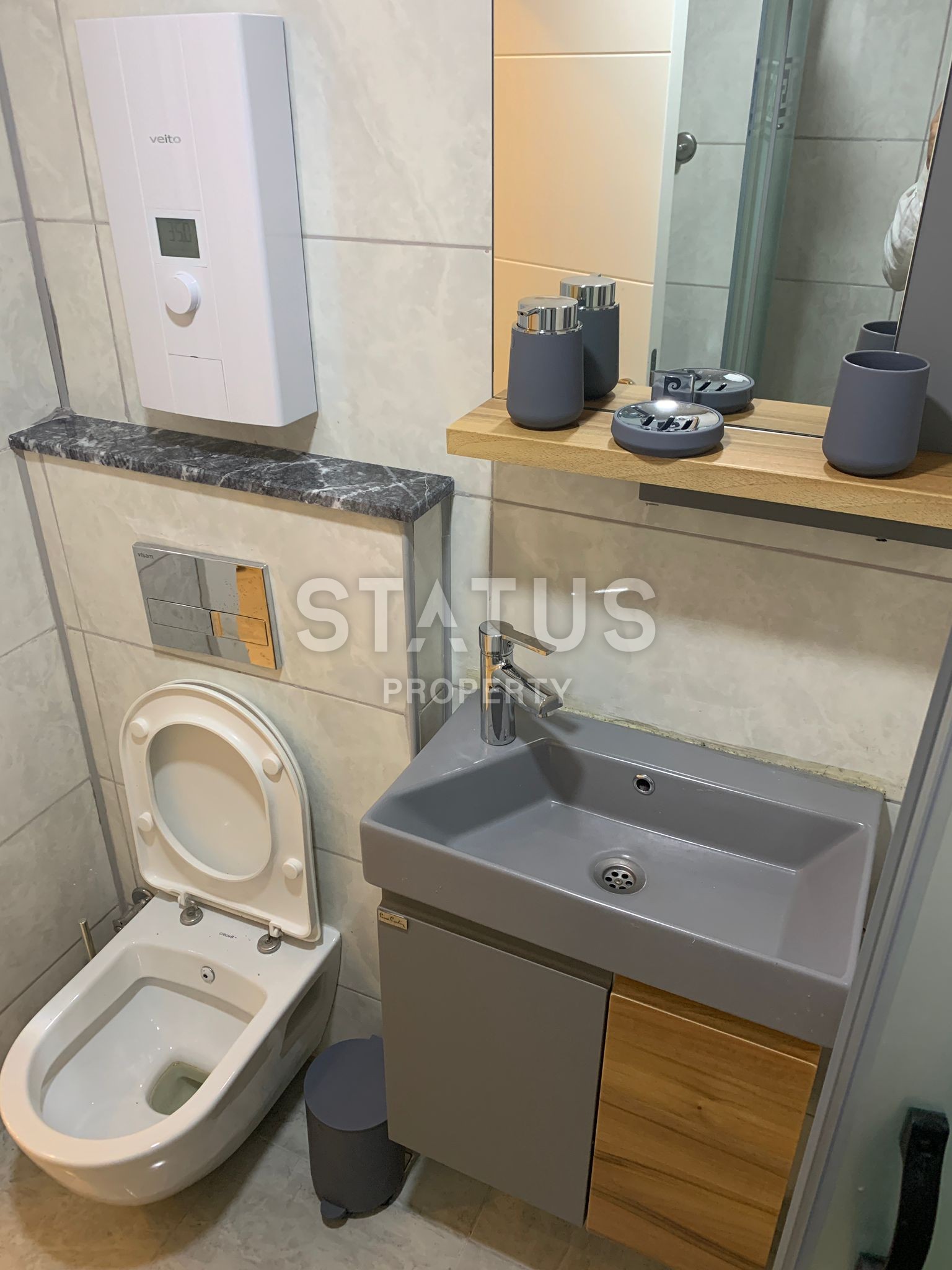 Двухкомнатная квартира в центре Аланьи, 40 м2 фото 5