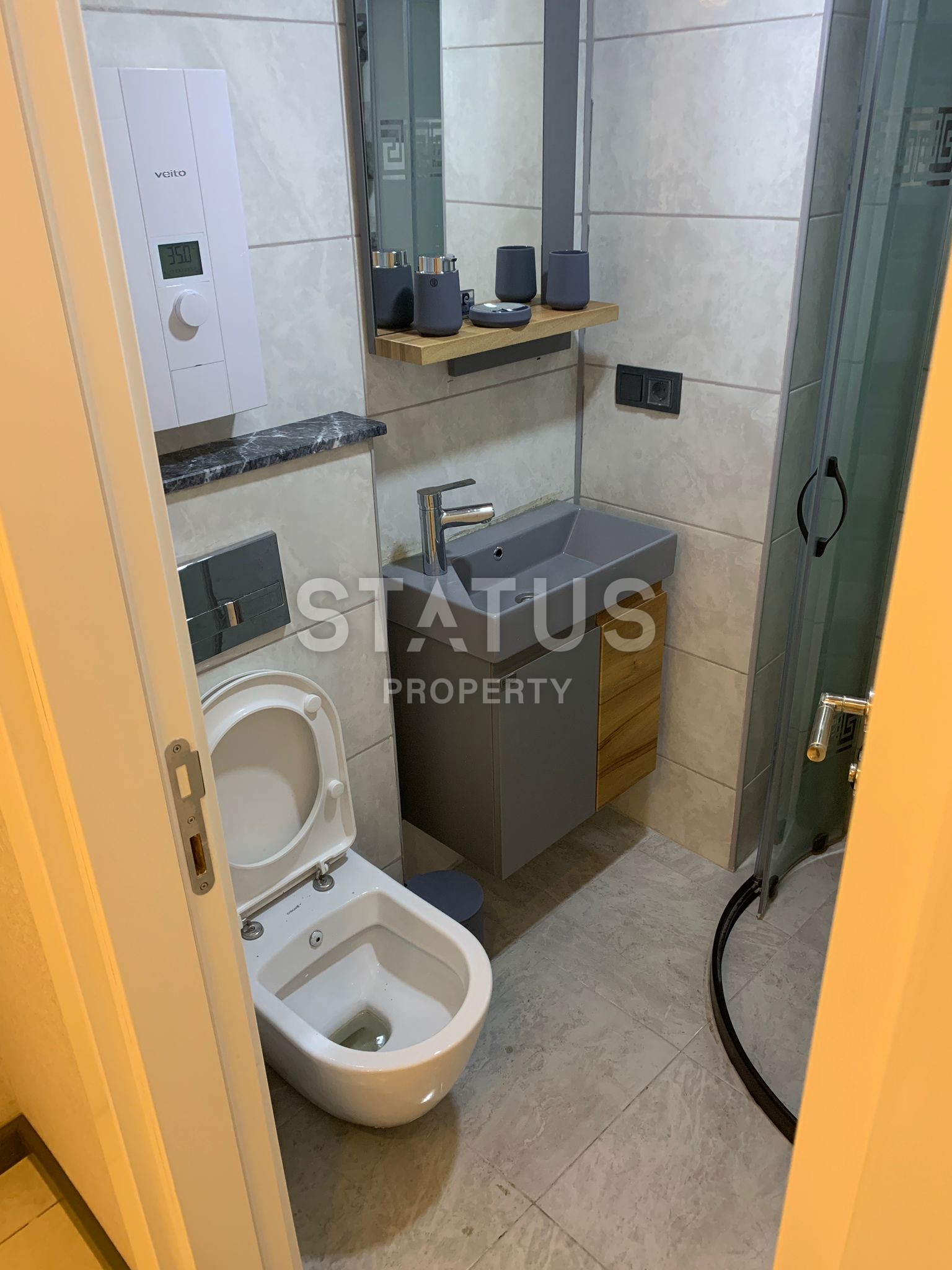 Двухкомнатная квартира в центре Аланьи, 40 м2 фото 6