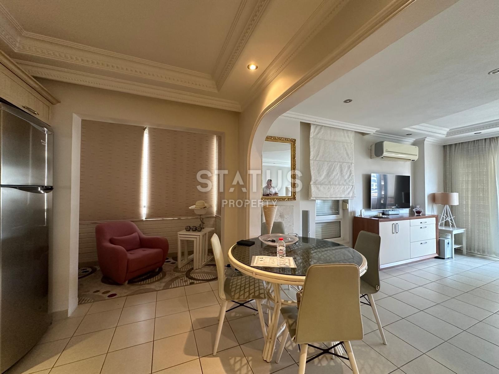 Трёхкомнатная квартира с мебелью в центре города, 95 м2 фото 20