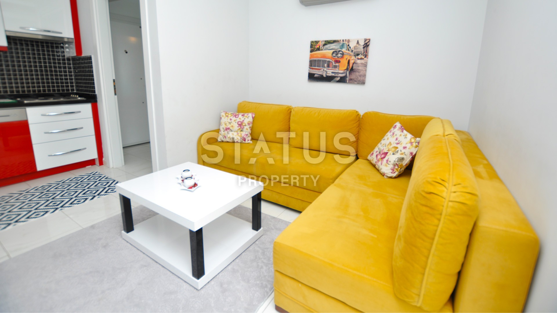 Уютные три меблированные двухкомнатные квартиры в элитном комплексе района Махмутлар фото 10