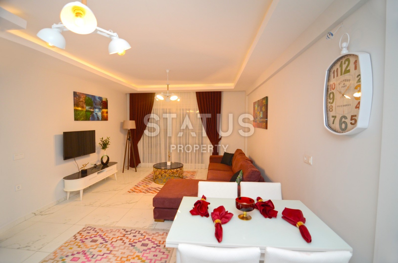 Уютная квартира 1+1 в отличном комплексе в Махмутларе, 80 м2 фото 16