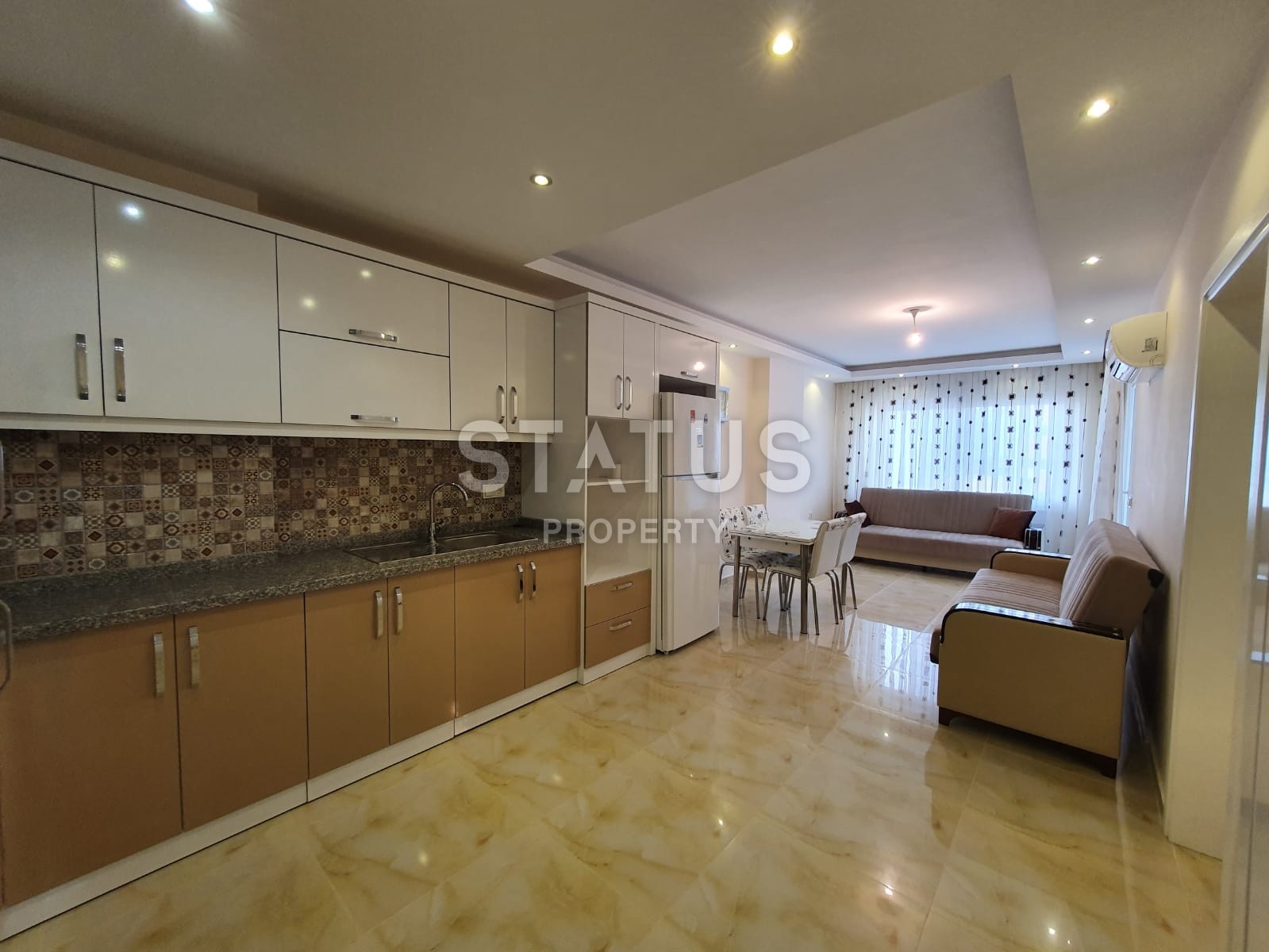 Двухкомнатная квартира на ул. Барбароса в Махмутларе, 60 м2 фото 3