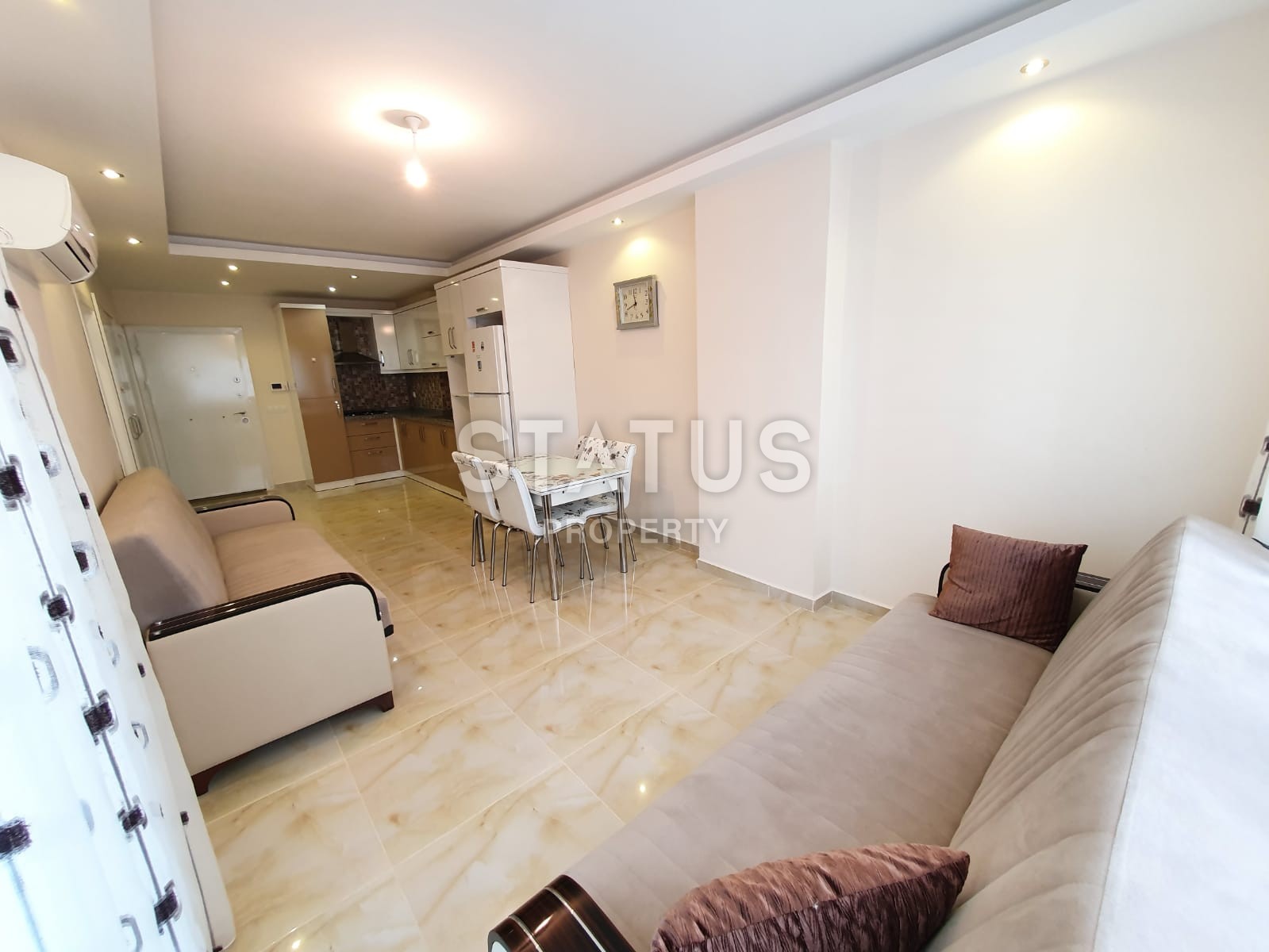 Двухкомнатная квартира на ул. Барбароса в Махмутларе, 60 м2 фото 5