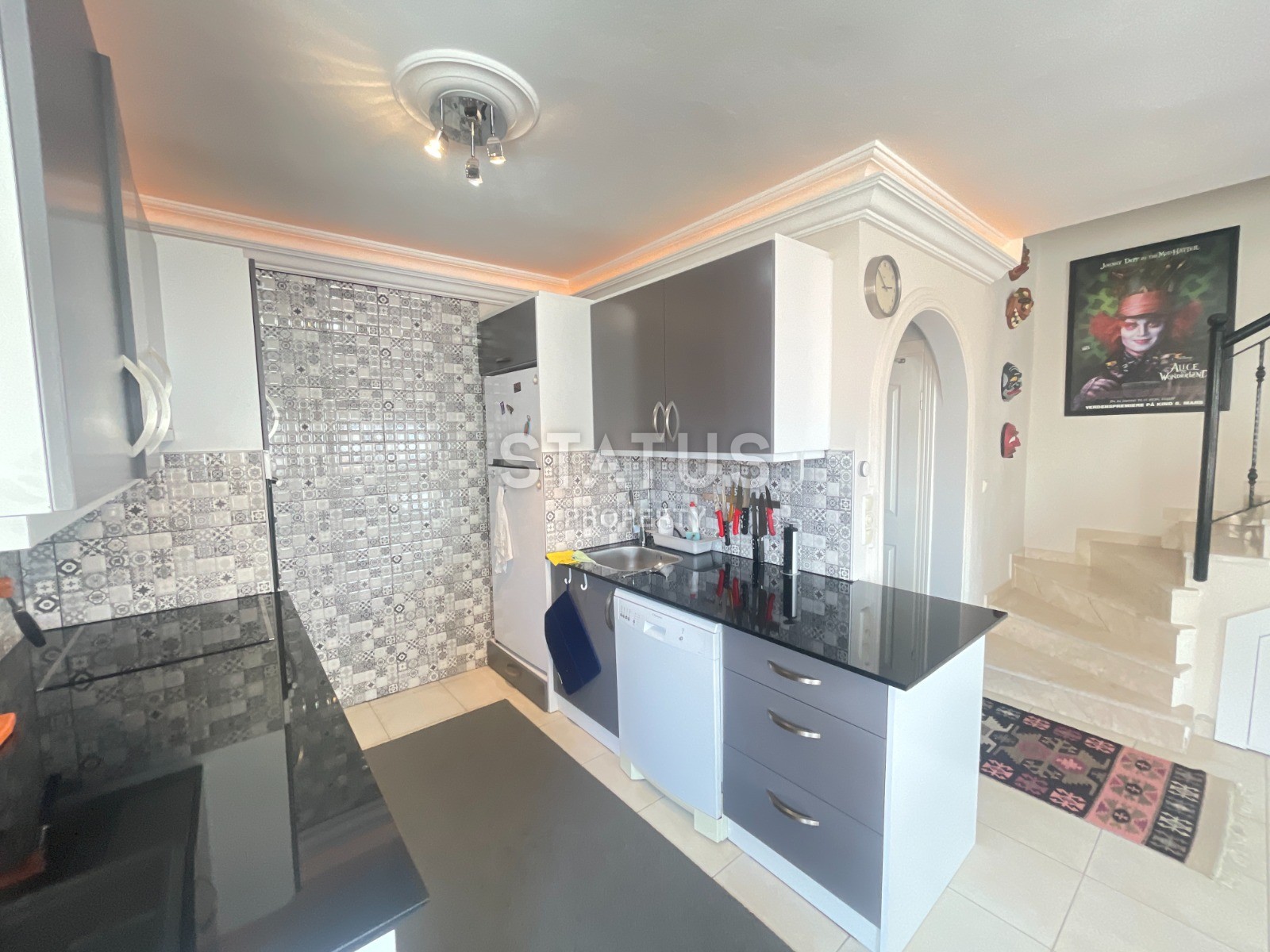 Вилла с видом на море в центре Алании, 140 м2 фото 17