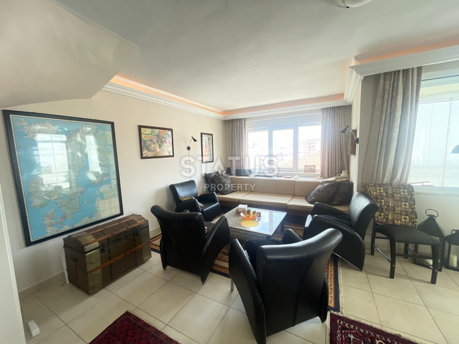 Вилла с видом на море в центре Алании, 140 м2 фото 19