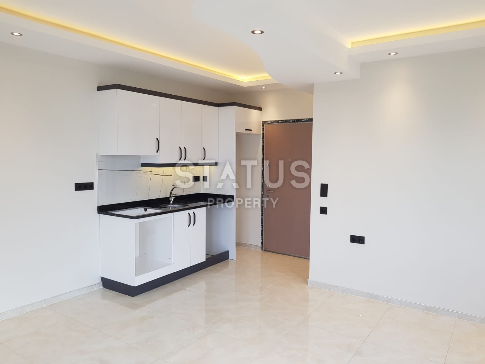 Студия с прямым видом на море на первой береговой линии в Махутларе, 47 м2 фото 6