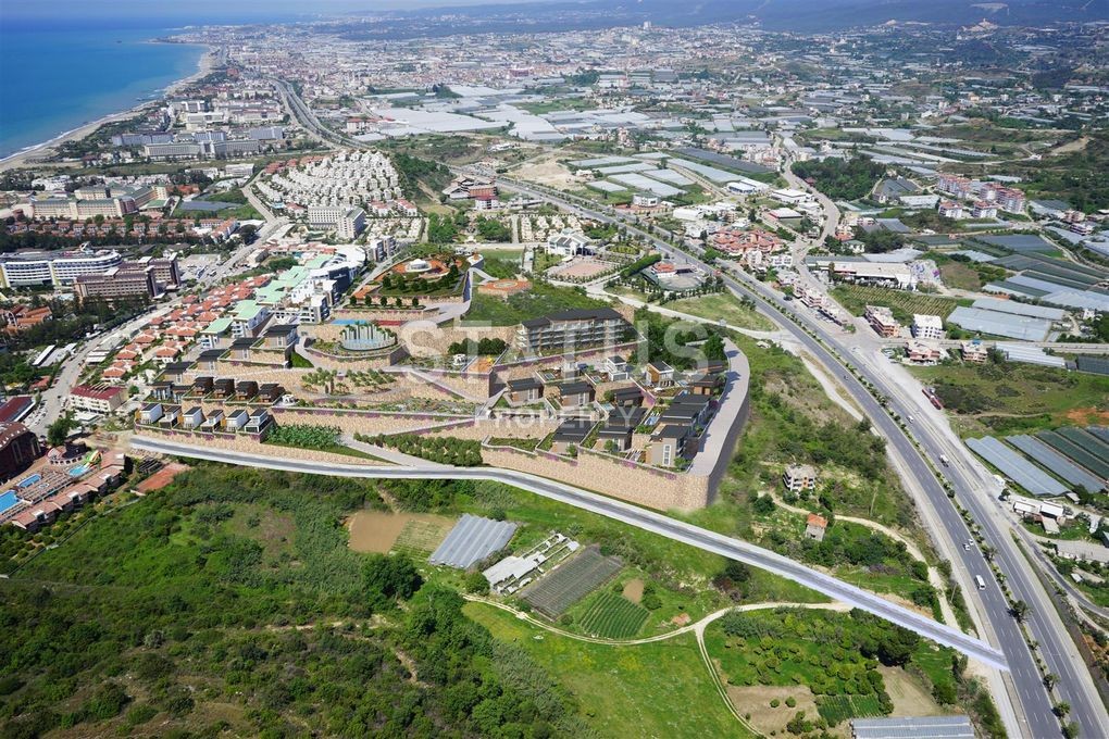 Комплекс вилл с видом на море в Алании, Конаклы, недорого, 155-320 кв.м. фото 7