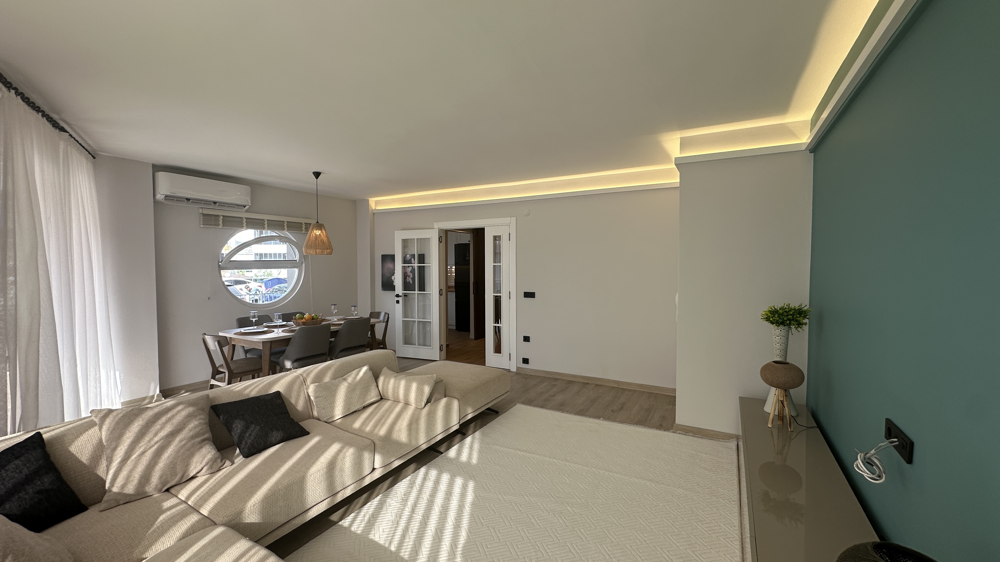 Садовый дуплекс 2+2 в р-не Кестель в 100 м от моря, 160 м2 фото 5