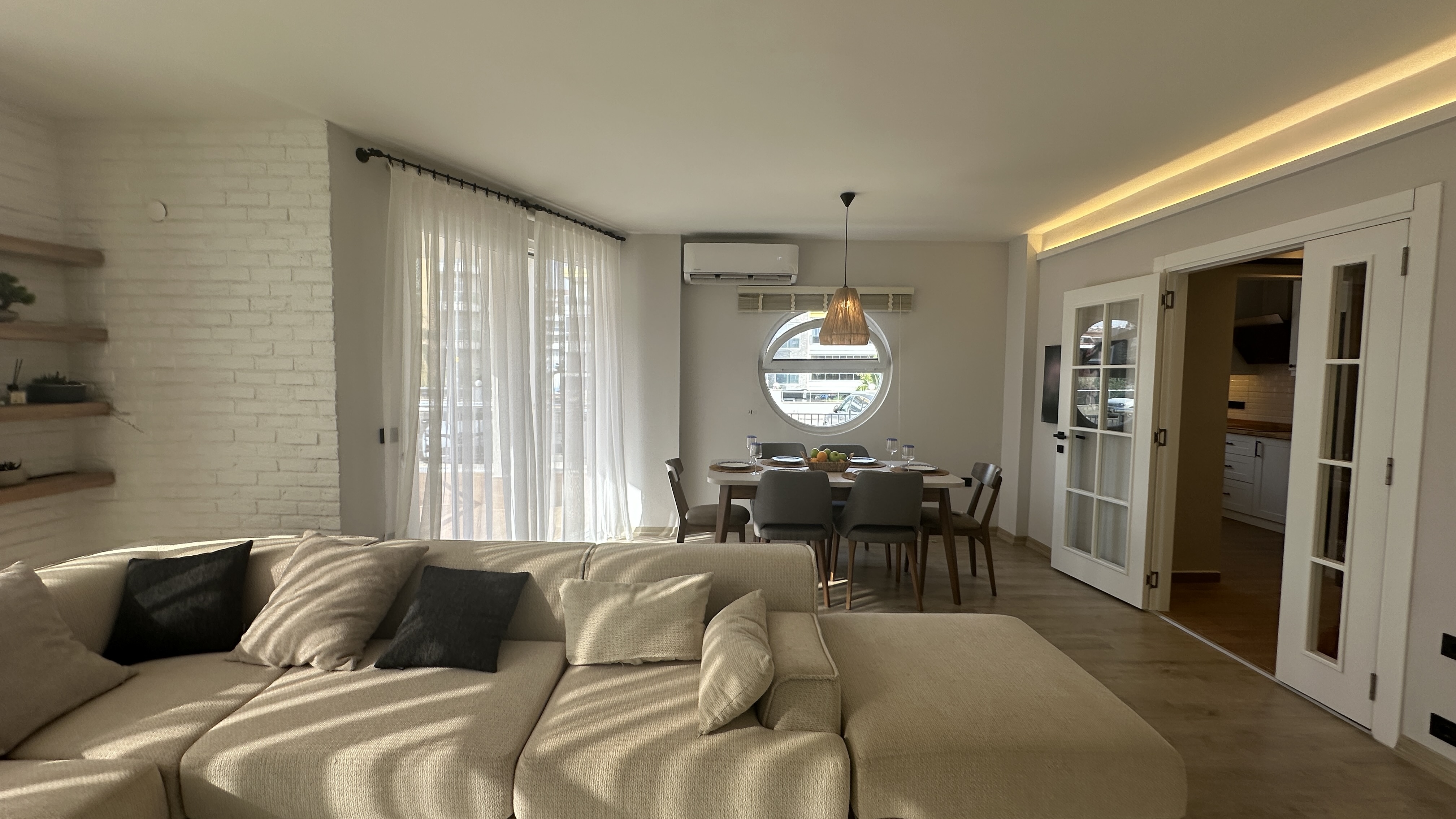 Садовый дуплекс 2+2 в р-не Кестель в 100 м от моря, 160 м2 фото 1