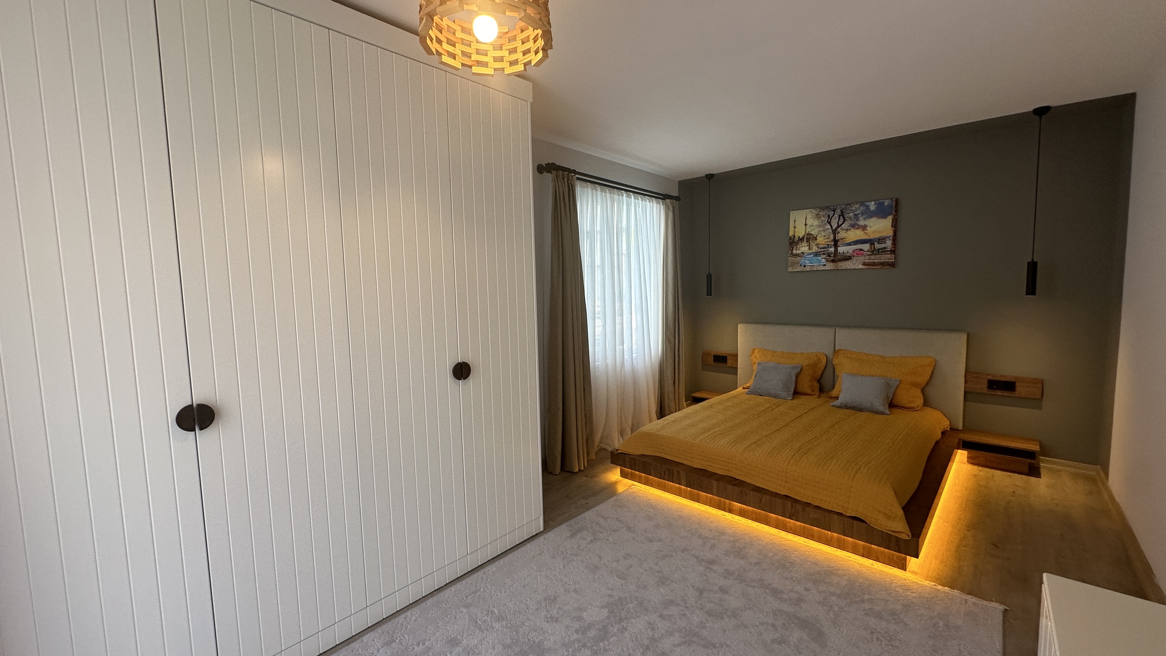 Садовый дуплекс 2+2 в р-не Кестель в 100 м от моря, 160 м2 фото 27