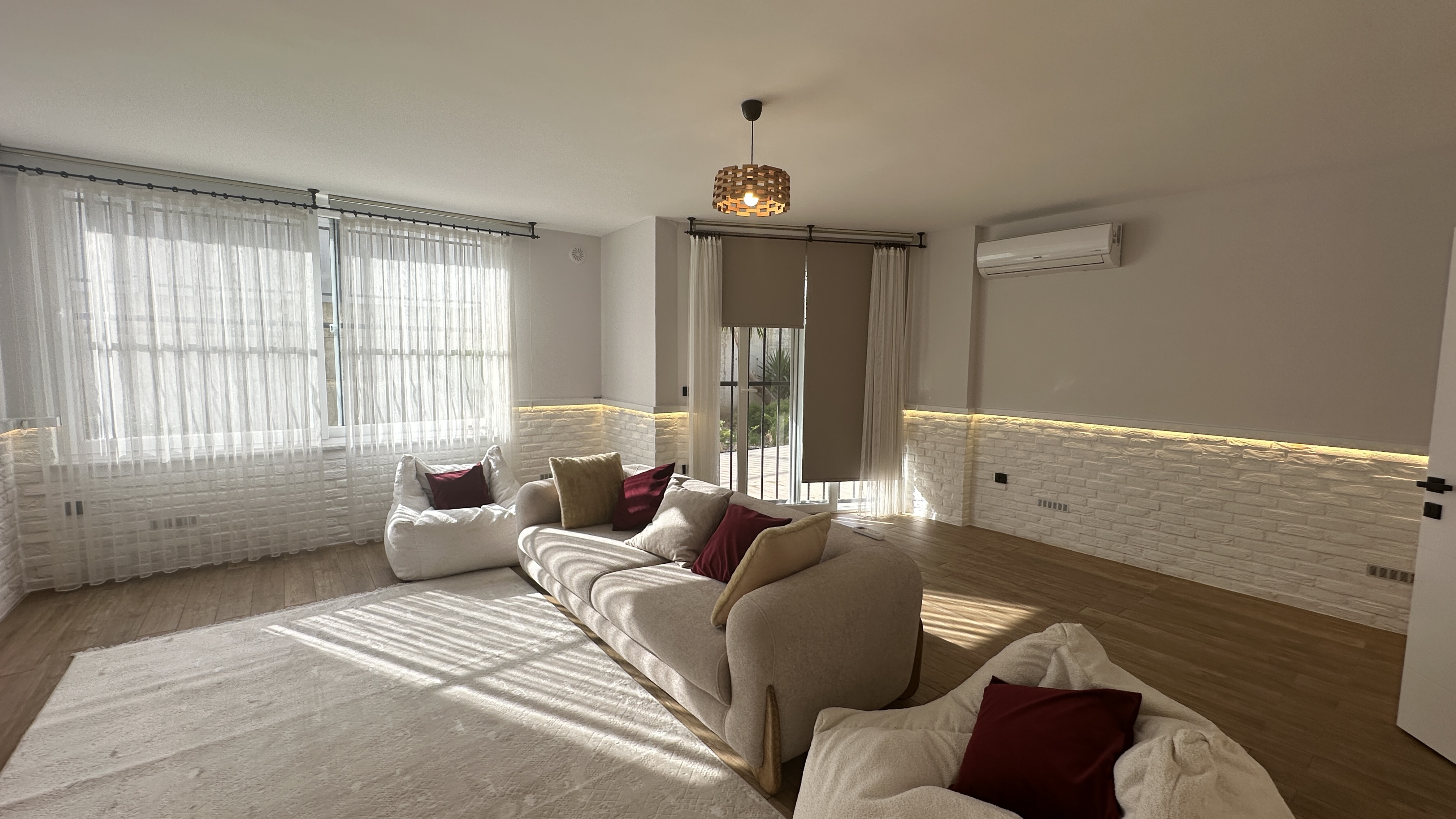 Садовый дуплекс 2+2 в р-не Кестель в 100 м от моря, 160 м2 фото 28