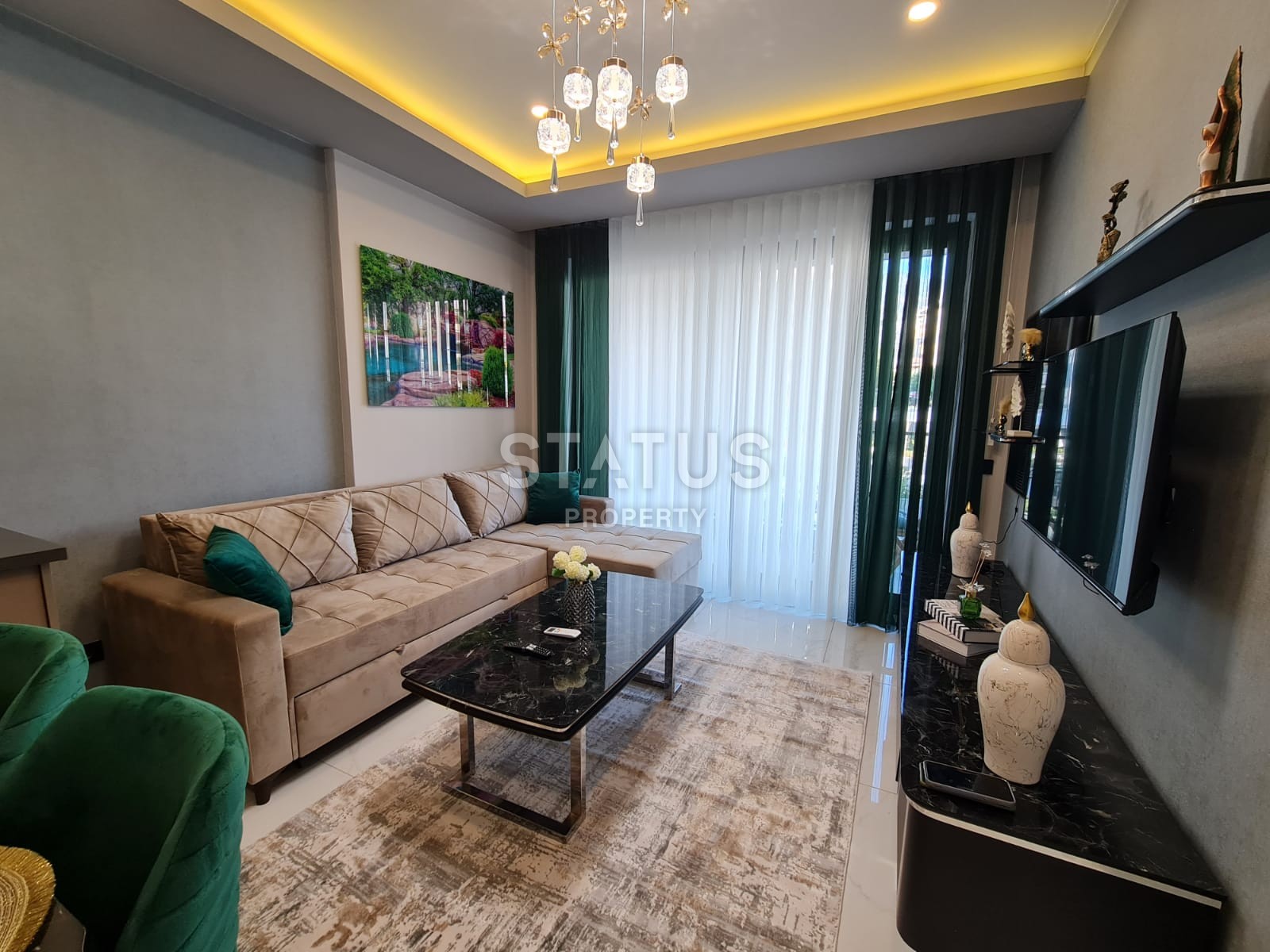 Новая квартира 1+1 в отличном комплексе! Центр Аланьи! 55 м2 фото 5