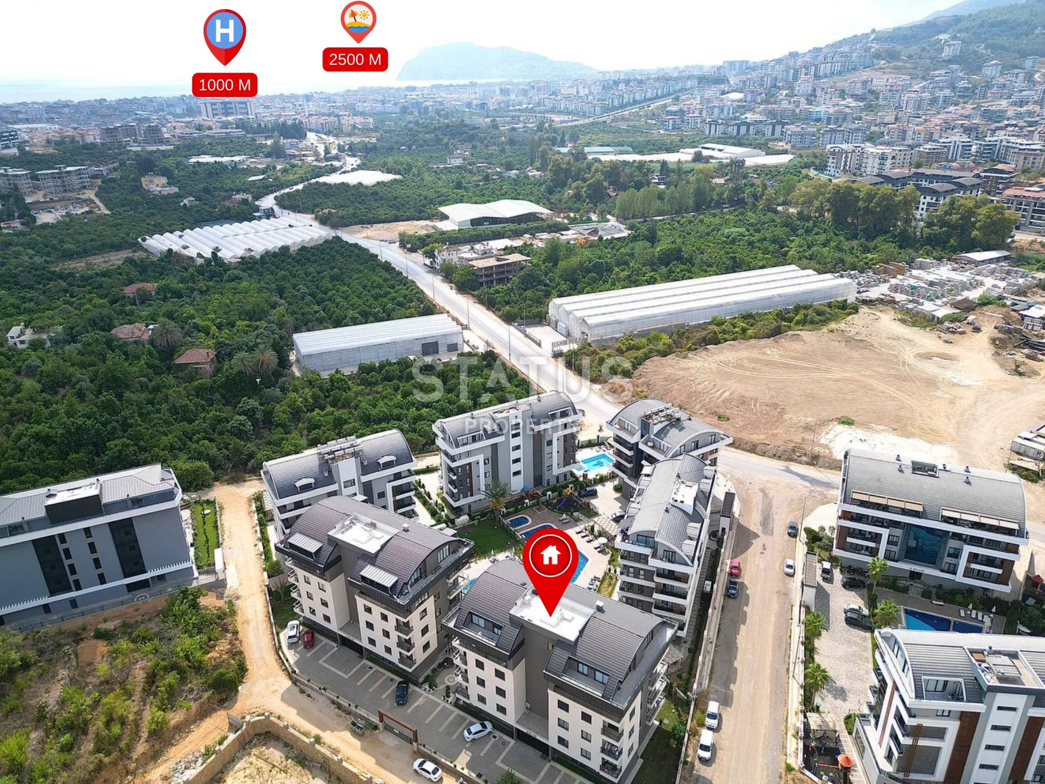 Four-room apartment in Oba in a complex with full infrastructure, 165 m2 фото 34