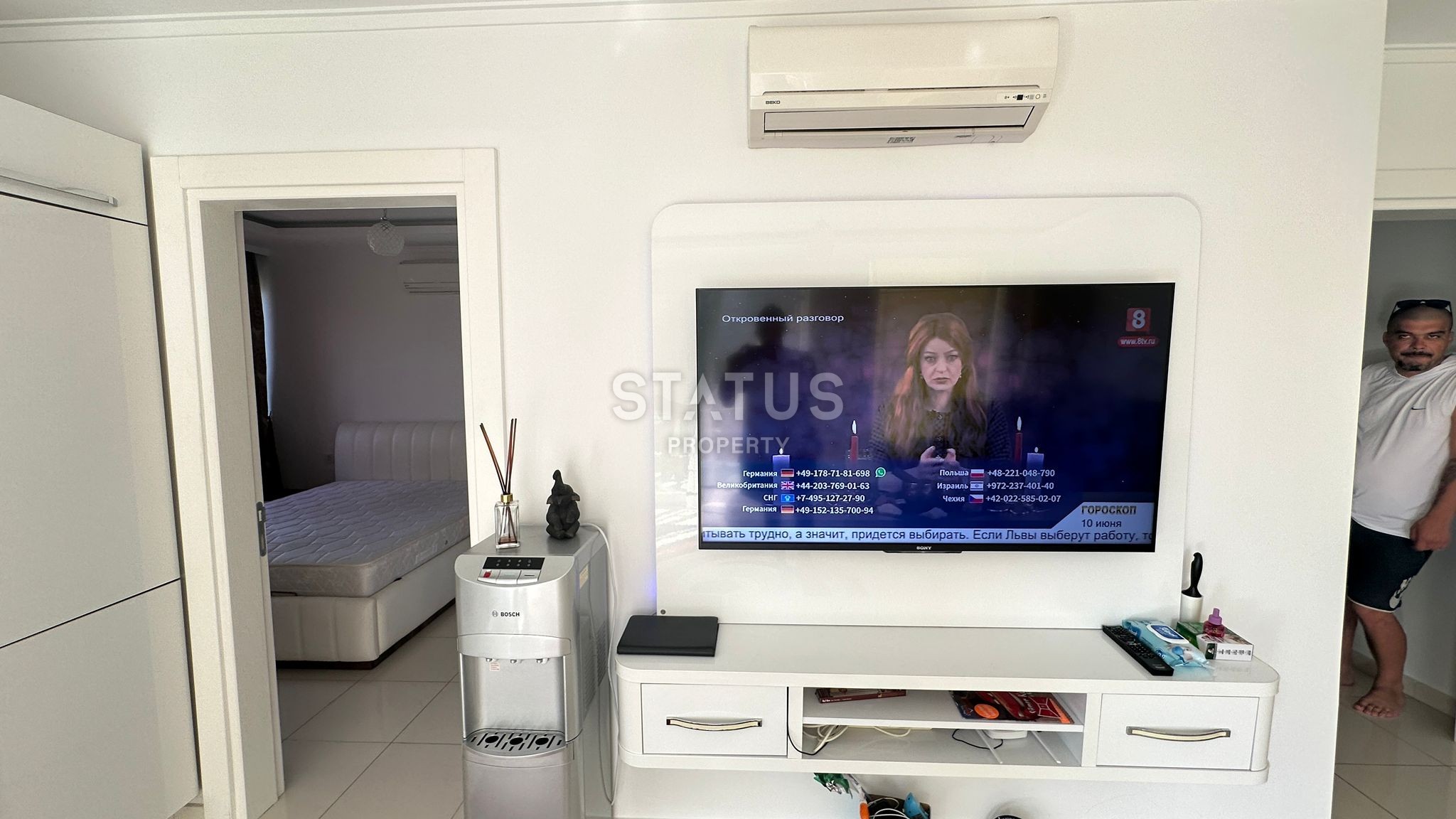 Двухкомнатная квартира в Кестель с видом на море, 65 м2 фото 45