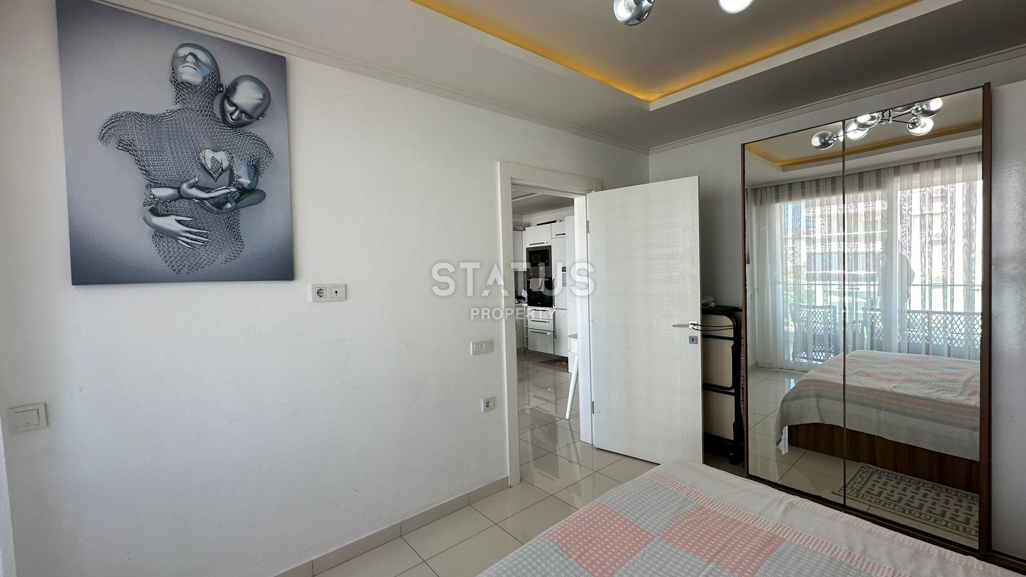 Two-room apartment in Kestel 50 m from the sea, 60 m2 фото 26