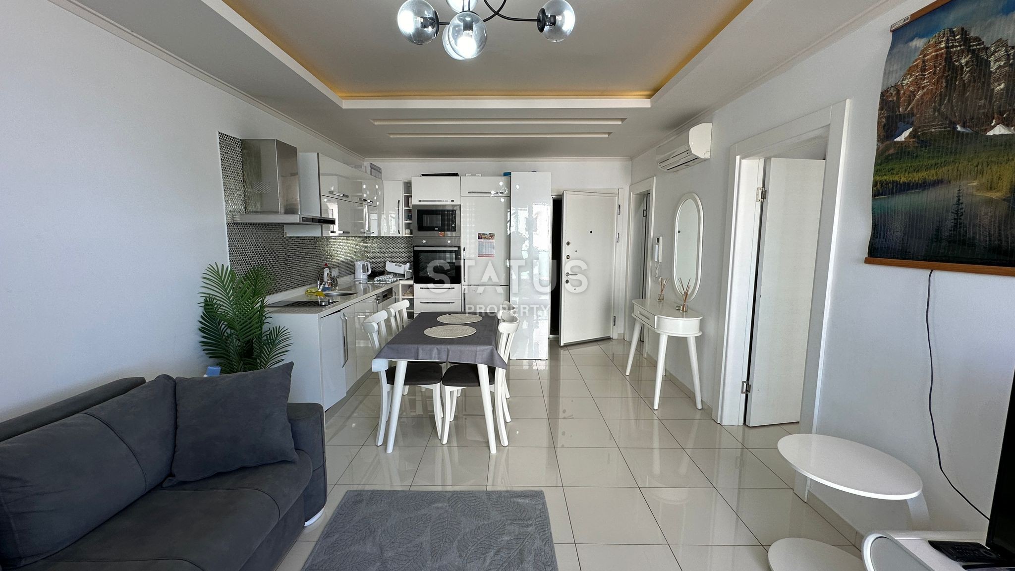 Two-room apartment in Kestel 50 m from the sea, 60 m2 фото 31