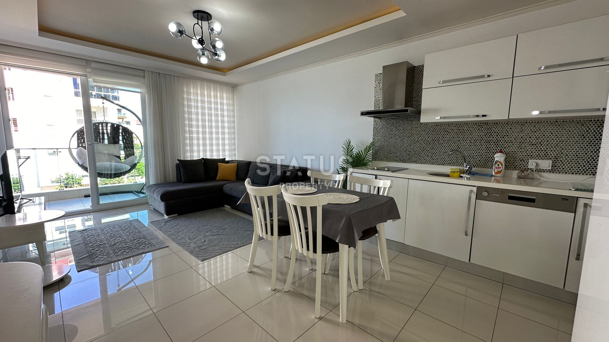 Two-room apartment in Kestel 50 m from the sea, 60 m2 фото 43