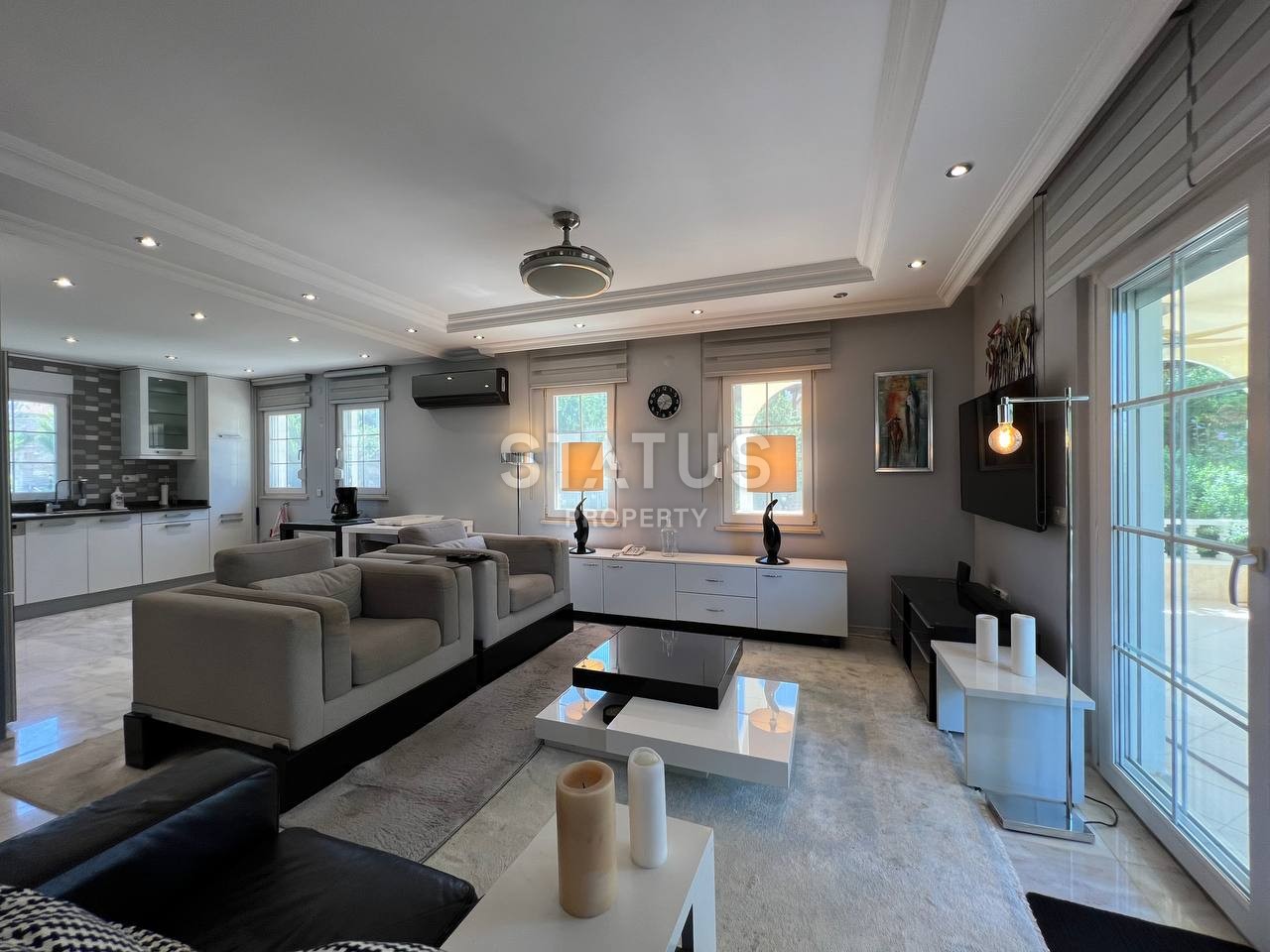 Прекрасная вилла 4+1 с камином в Авсаллар, 290 м2 фото 14