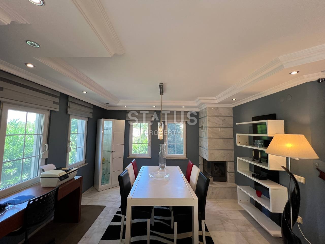 Прекрасная вилла 4+1 с камином в Авсаллар, 290 м2 фото 15