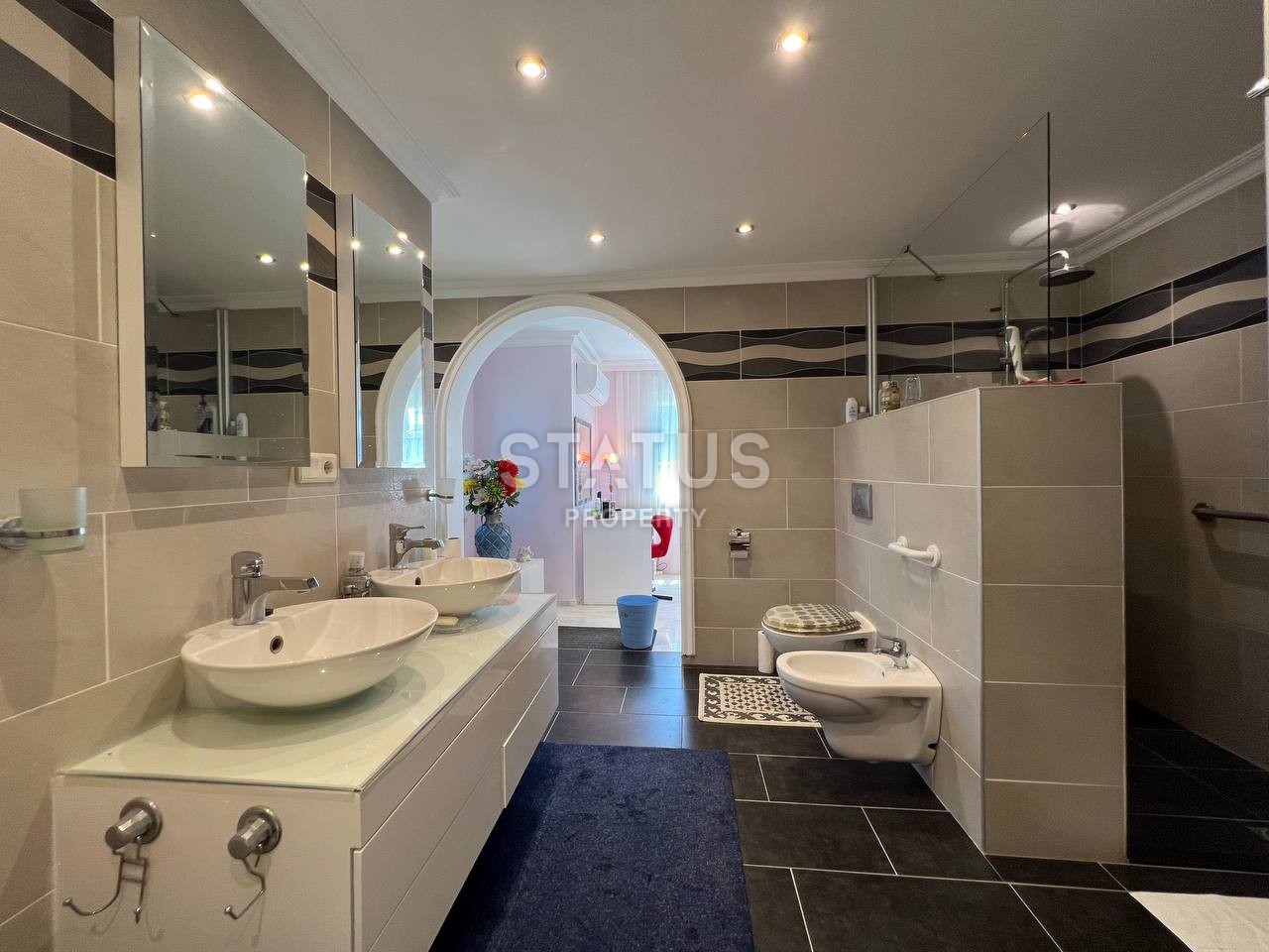 Прекрасная вилла 4+1 с камином в Авсаллар, 290 м2 фото 21