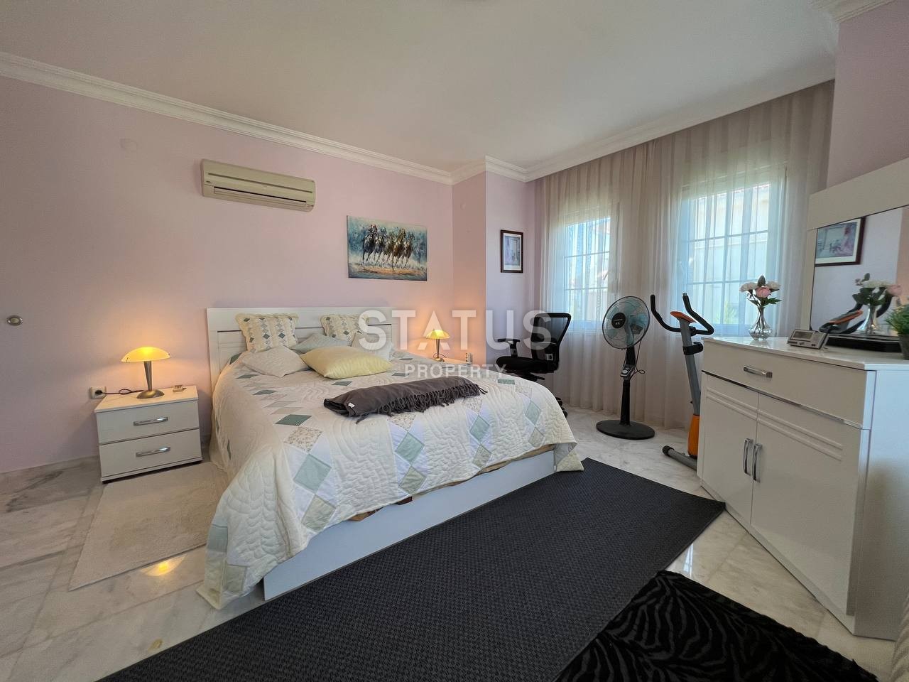 Прекрасная вилла 4+1 с камином в Авсаллар, 290 м2 фото 23