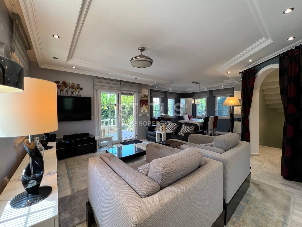 Прекрасная вилла 4+1 с камином в Авсаллар, 290 м2 фото 27