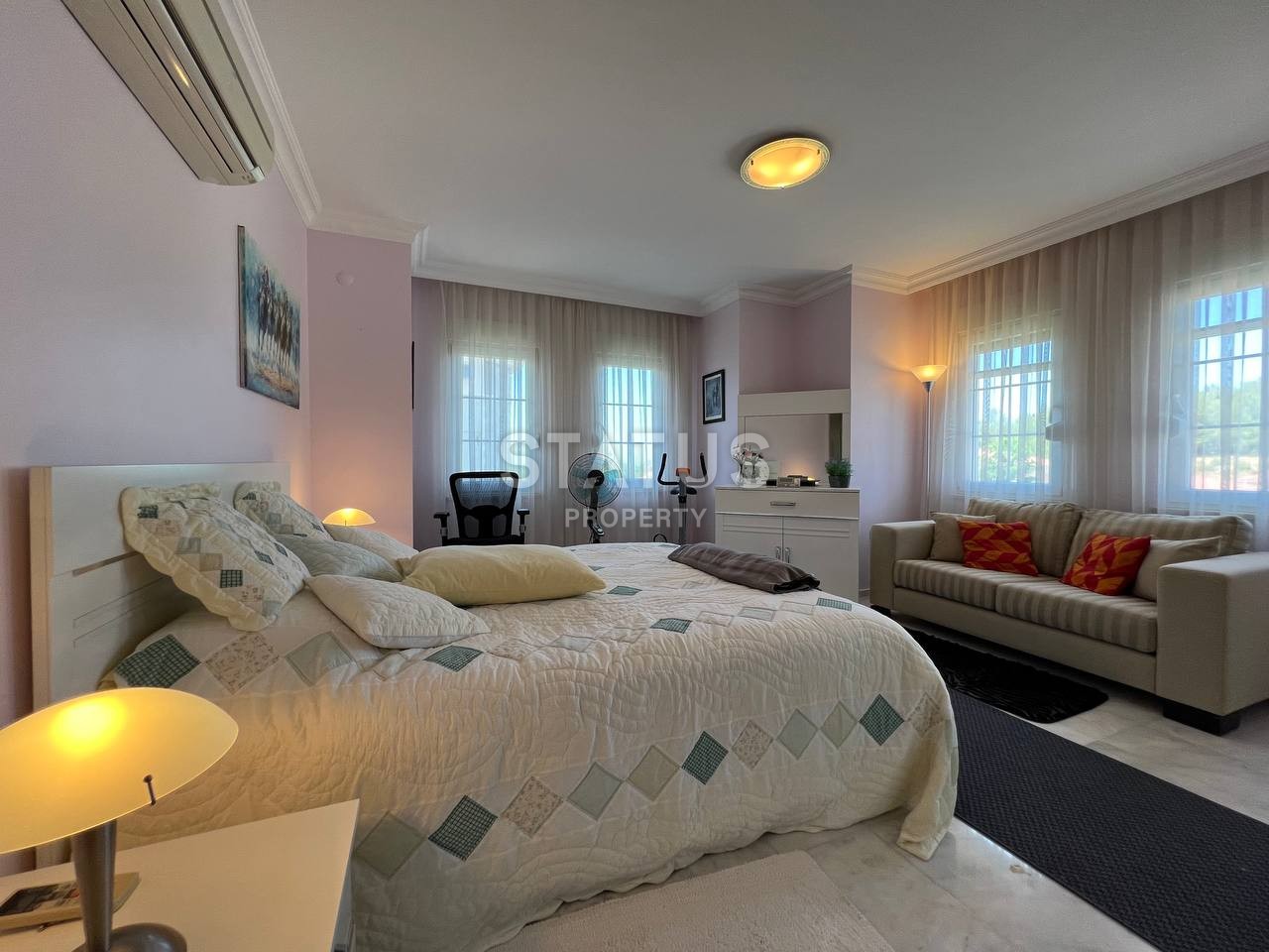 Прекрасная вилла 4+1 с камином в Авсаллар, 290 м2 фото 29