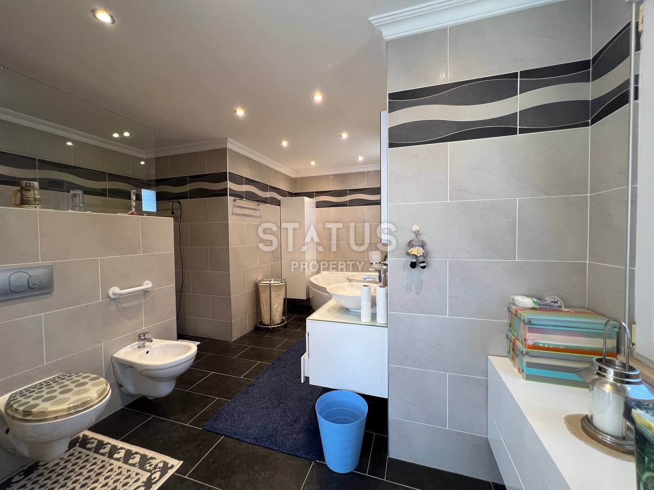 Прекрасная вилла 4+1 с камином в Авсаллар, 290 м2 фото 30