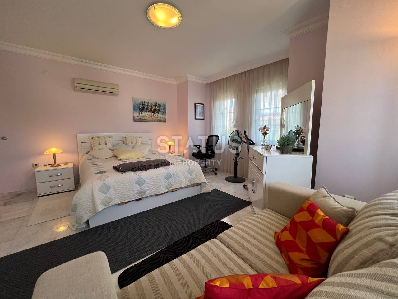 Прекрасная вилла 4+1 с камином в Авсаллар, 290 м2 фото 31