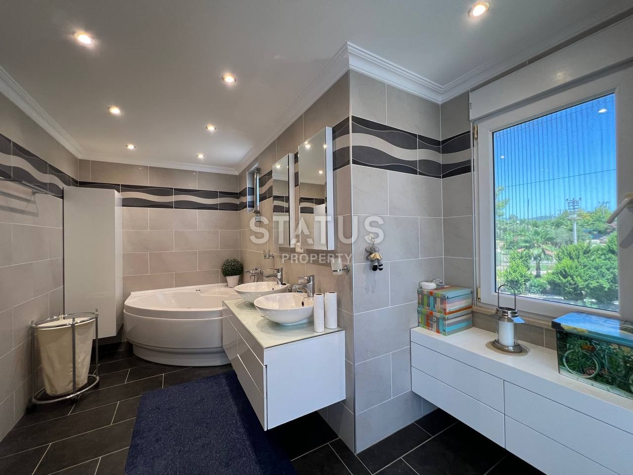 Прекрасная вилла 4+1 с камином в Авсаллар, 290 м2 фото 37