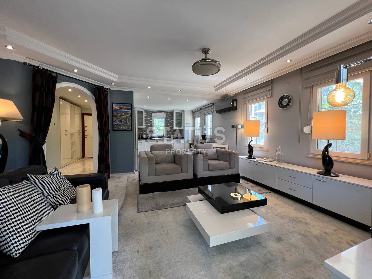 Прекрасная вилла 4+1 с камином в Авсаллар, 290 м2 фото 38