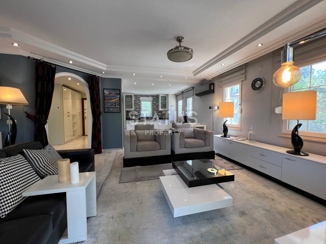 Прекрасная вилла 4+1 с камином в Авсаллар, 290 м2 фото 46