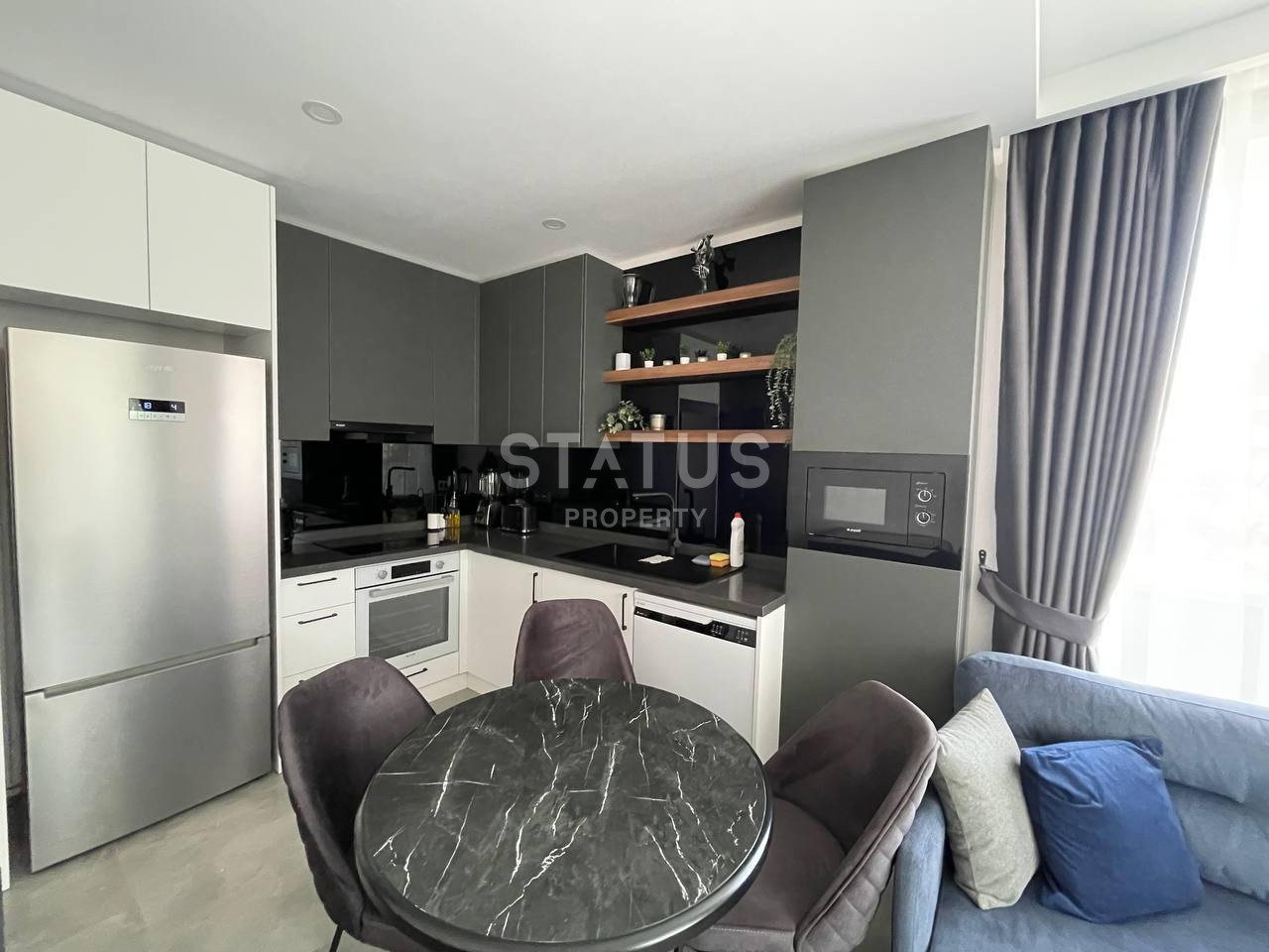 Двухкомнатная квартира в центре Алании на пляже Клеопатра, 51 м2 фото 9