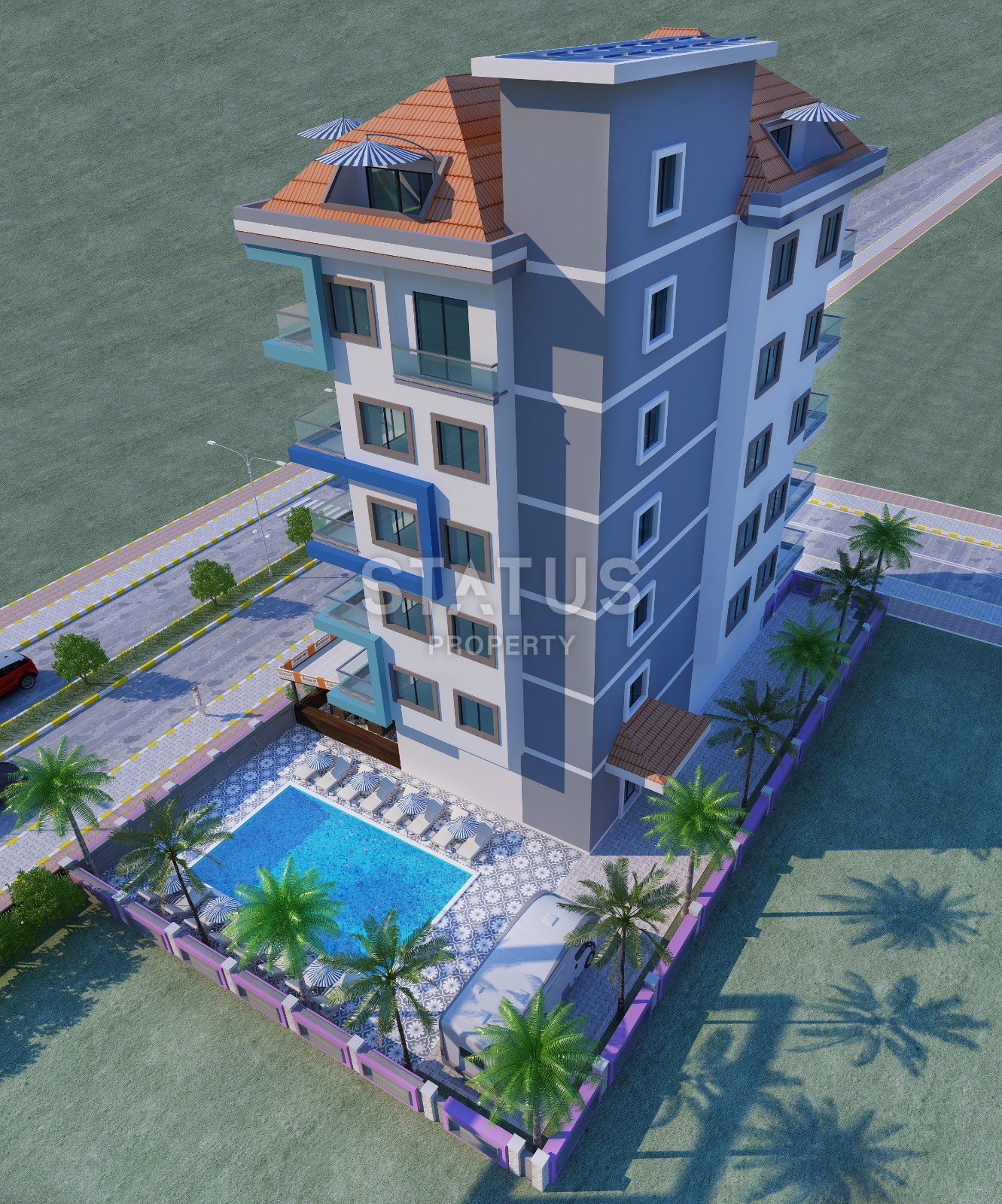 Квартиры разных площадей в новом строящемся доме в Махмутларе! Приятные цены! фото 3