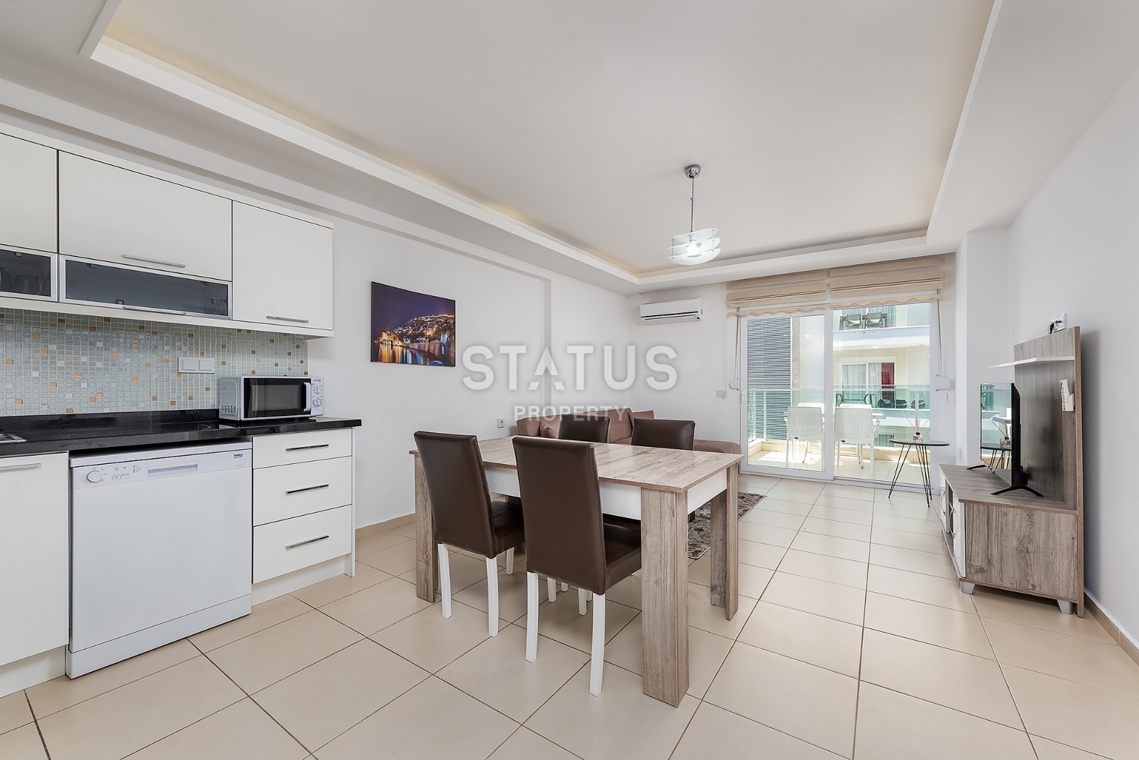 Квартира в Авсалларе в комплексе с аквагорками, рядом с пляжем Инжекум, 68 м2 фото 13