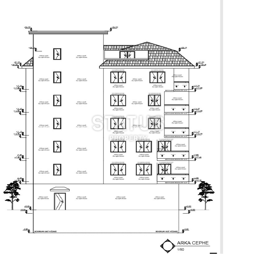Квартиры разных площадей в новом строящемся доме в Махмутларе! Приятные цены! фото 5