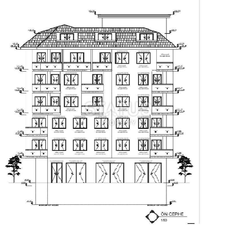 Квартиры разных площадей в новом строящемся доме в Махмутларе! Приятные цены! фото 6