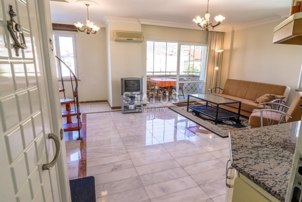 Two-level apartment 1+1 in the Oba area! 200 meters to the sea! фото 3