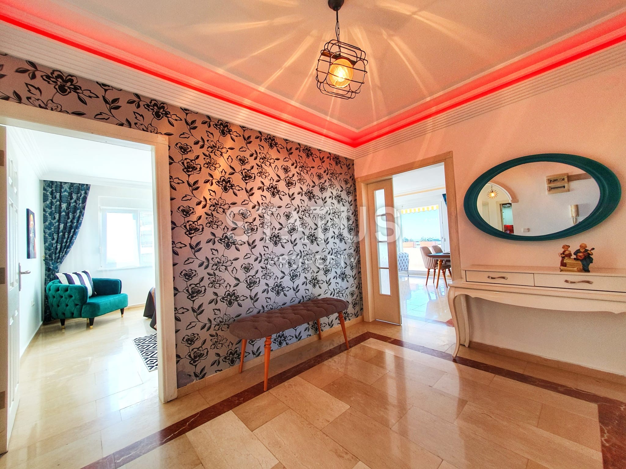 Уютная квартира 3+1 с видом на море и горы в Махмутларе, 180 м2 фото 11