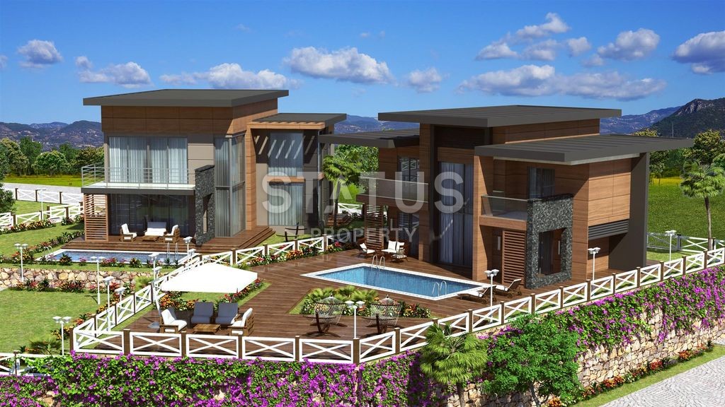 Комплекс вилл с видом на море в Алании, Конаклы, недорого, 155-320 кв.м. фото 8