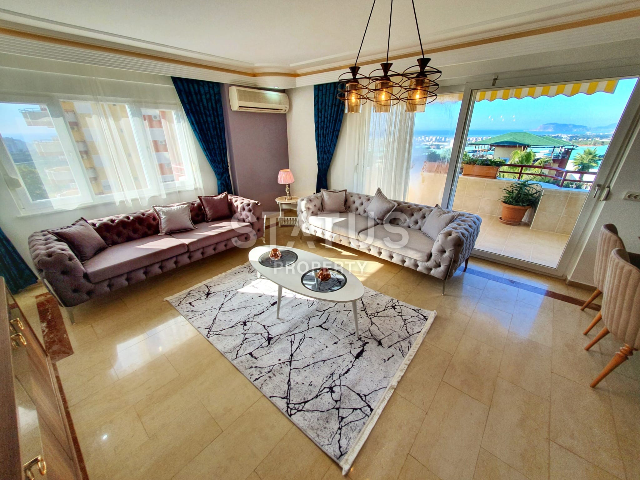 Уютная квартира 3+1 с видом на море и горы в Махмутларе, 180 м2 фото 15