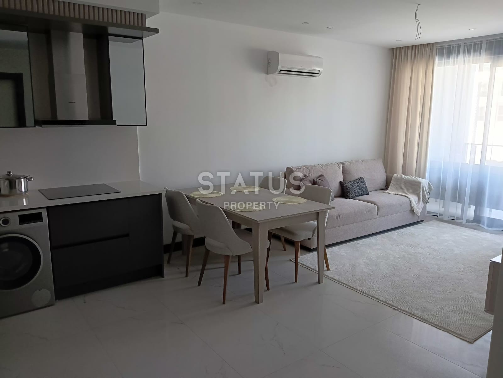 Двухкомнатная квартира в прекрасном комплексе в Оба, 50м2 фото 9