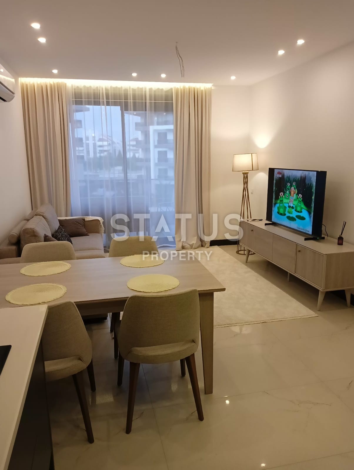 Двухкомнатная квартира в прекрасном комплексе в Оба, 50м2 фото 13