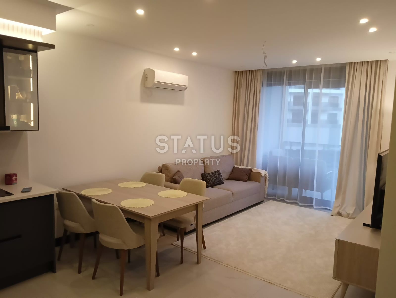 Двухкомнатная квартира в прекрасном комплексе в Оба, 50м2 фото 14